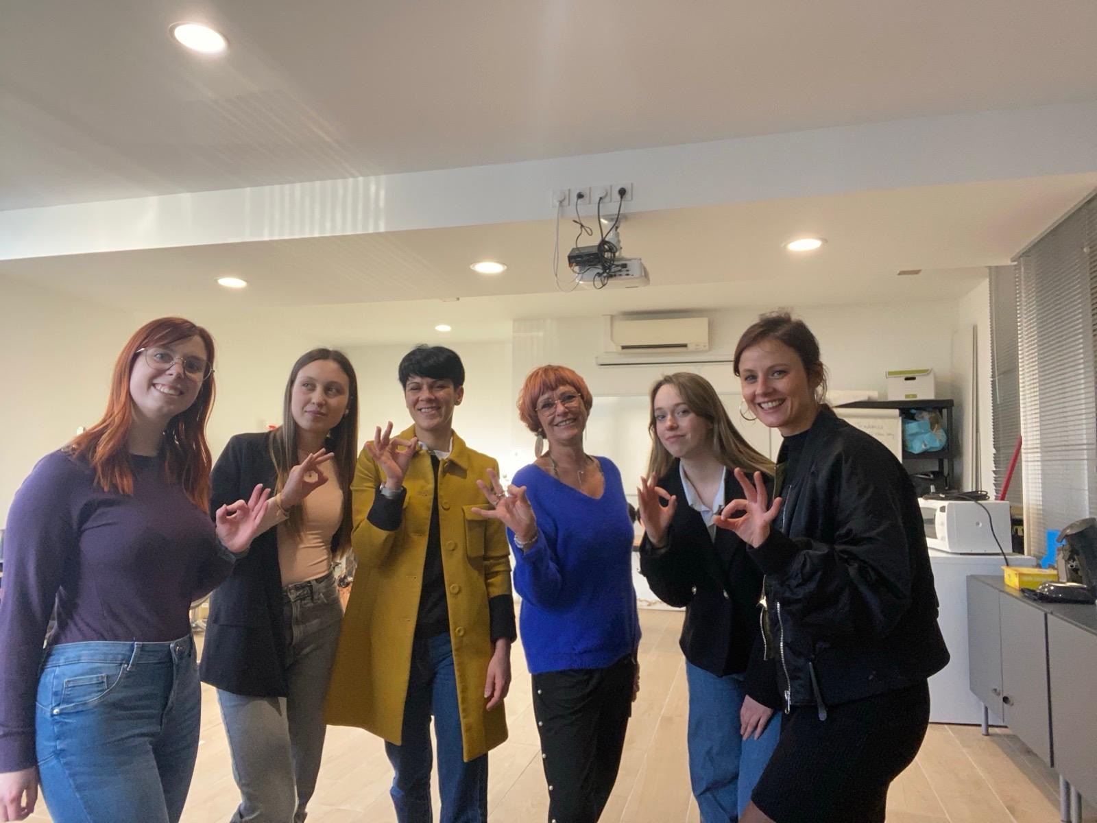 Groupe en formation — atelier