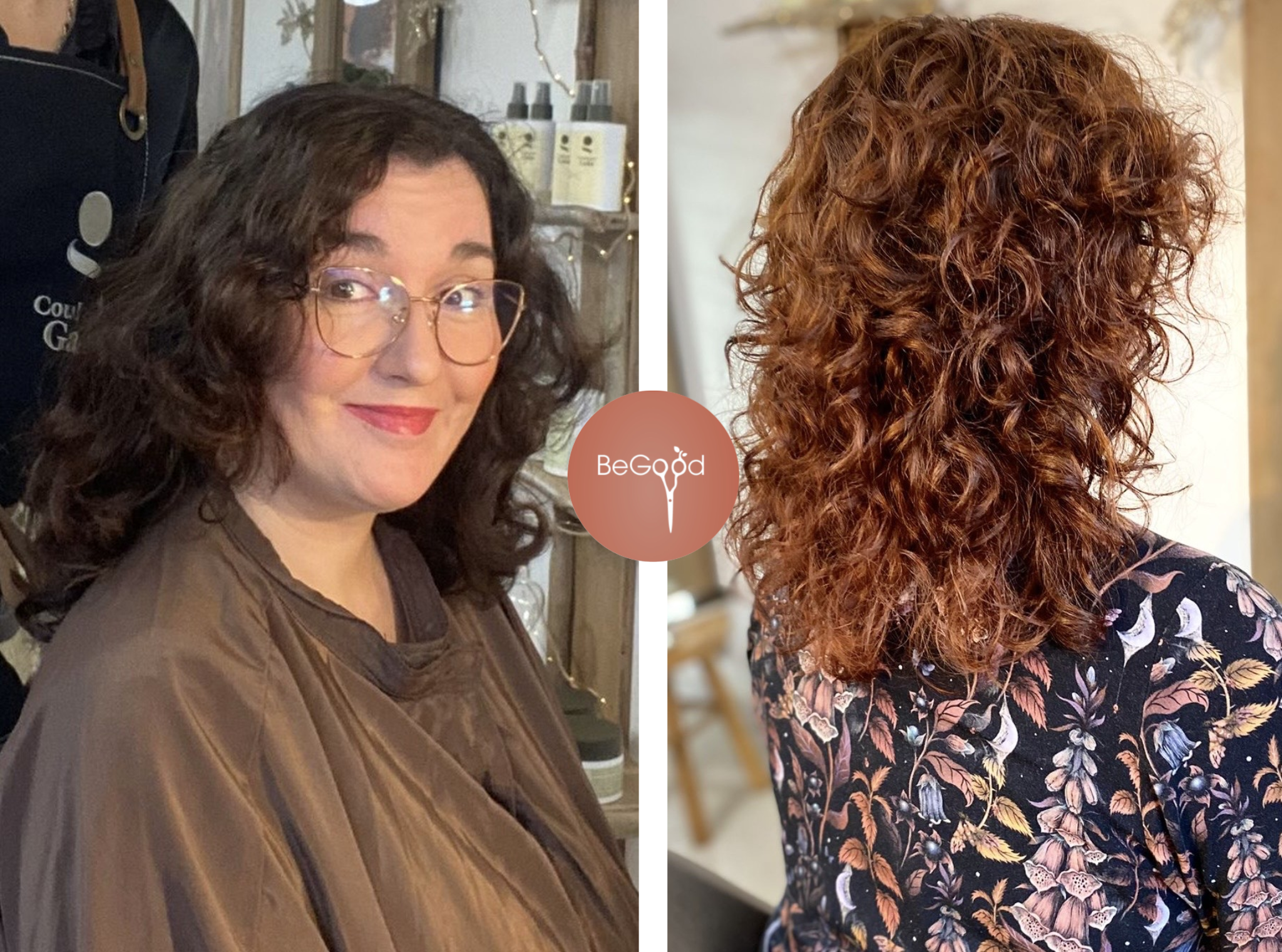 Avant / Après : transformation boucles au Salon BeGood